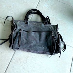 Zara suede bag